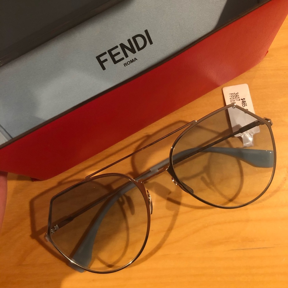 Fendi Blue Ff 0194/s Aviator